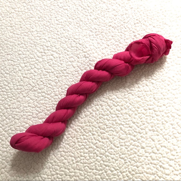 ⚡️2 for $15 Pink Twisted Cotton Linen Scarf - Picture 2 of 6